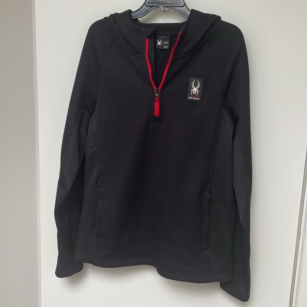 Spyder Black Hooded Sweatshirt